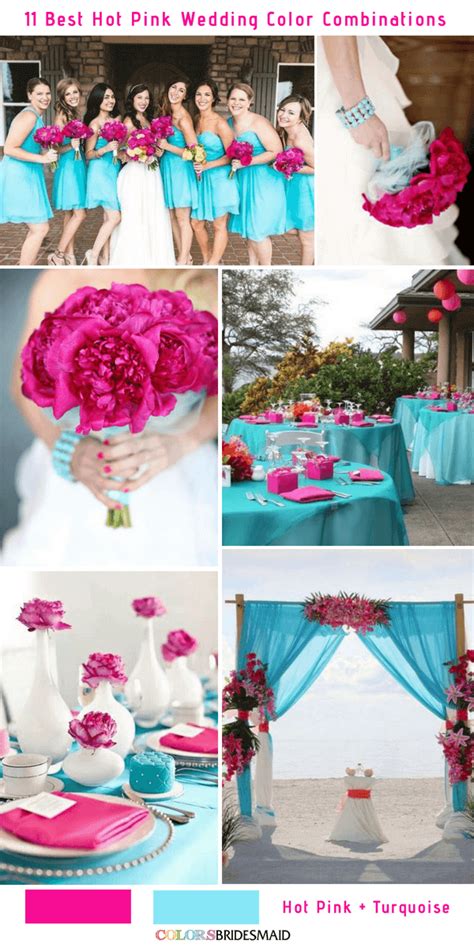 Turquoise And Pink Wedding Centerpieces