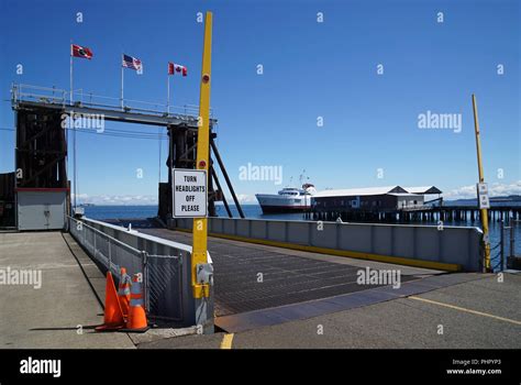 Ferry terminal Black Ball Ferry Line , Port Angeles and MV Coho ferry from Port Angeles to ...