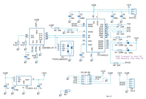 Usb To Uart Circuit Diagram