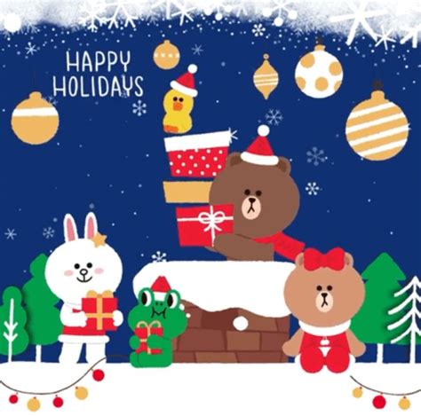 Happy Holidays🌟 You will be happier with us💓🎁🎄 Cony Brown, Moscot, Bunny And Bear, Cute Love ...