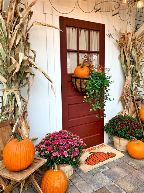 20 Top Pictures Corn Stalks Decorations Ideas - 67 Fall Porch Decorating Ideas Outdoor Fall ...