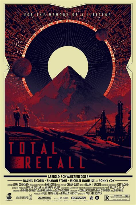 INSIDE THE ROCK POSTER FRAME BLOG: Matt Ferguson Total Recall Movie Poster Release From Grey ...