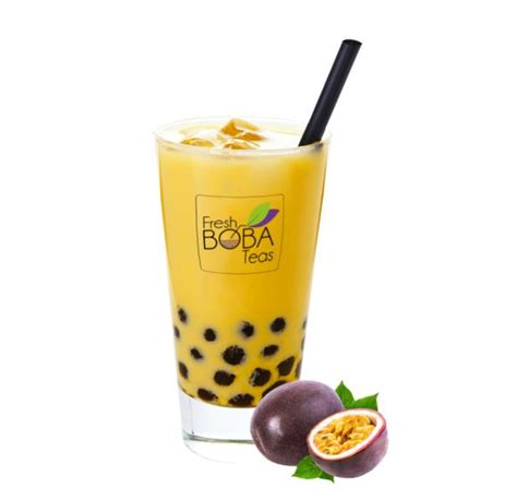 Passion Fruit Bubble Tea | Fresh Boba Teas