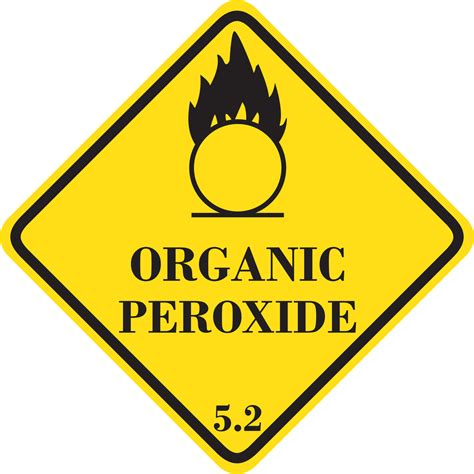 Organic Peroxide Symbol Sign 10871985 Vector Art at Vecteezy