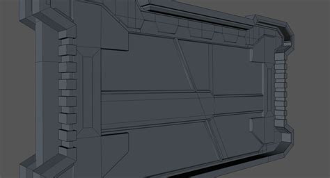 Sci Fi Door 3D Model $12 - .c4d .3ds .fbx .obj - Free3D