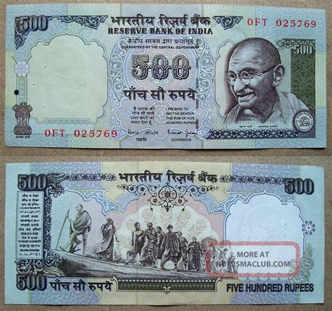 1997 - 2000 {blue/grey Gandhi Dandi Marching} Old 500 Rupees Bimal Jalan Rare Note