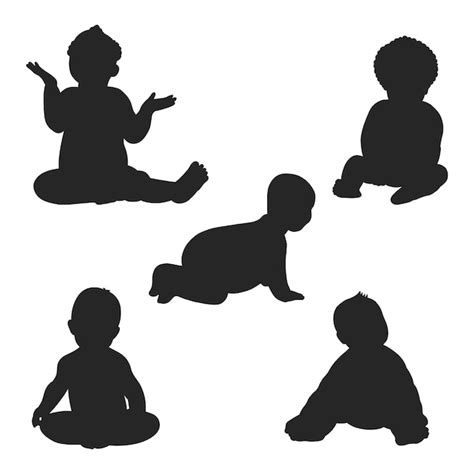 Baby Silhouette Images - Free Download on Freepik