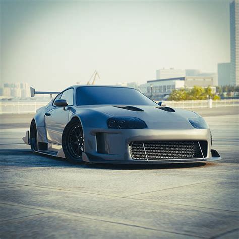 Toyota Supra MK4 Tuned 3D model | CGTrader