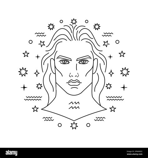 Aquarius zodiac sign Stock Vector Image & Art - Alamy