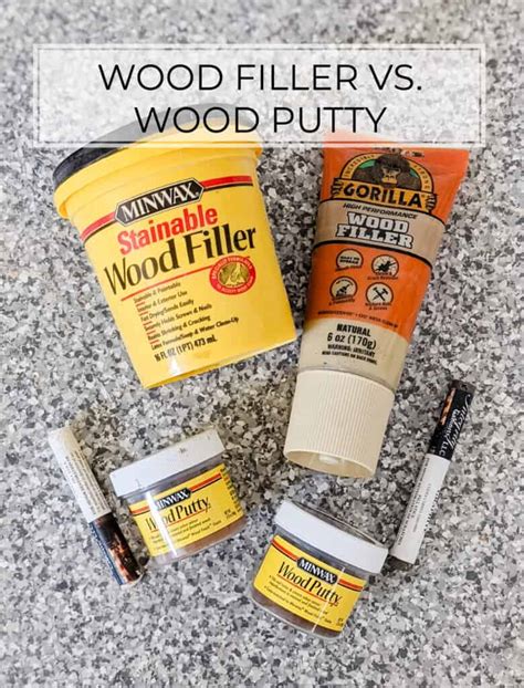 Wood Filler Vs Wood Putty - The Ultimate Guide