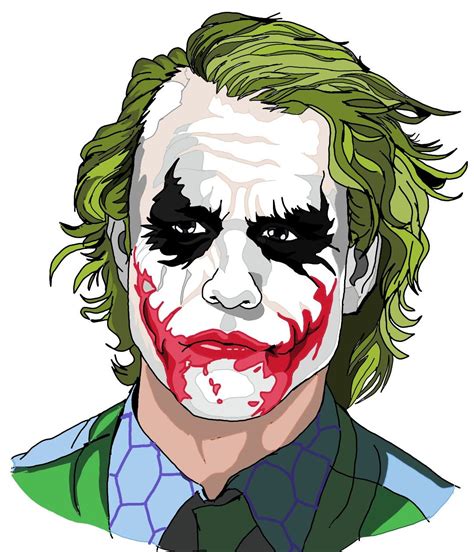 Heath Ledger Joker Artwork