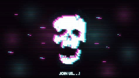 Check out my @Behance project: "JOIN US! Skeleton Glitch Effect Wallpaper" https://www.behance ...