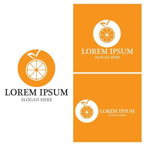 Orange logo design 13932535 Vector Art at Vecteezy