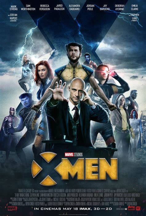 MCU X-Men Movie Poster | Marvel characters art, Upcoming marvel movies, Marvel