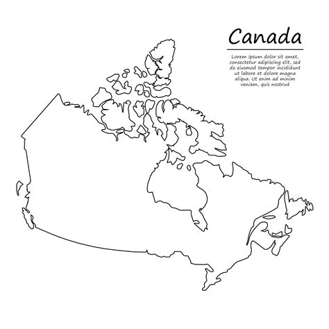 Canada Outline Map