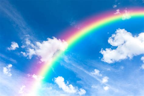 Blue sky and rainbow – Cool Digital Photography