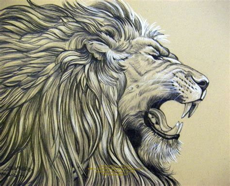 Roaring Lion Drawing at GetDrawings | Free download