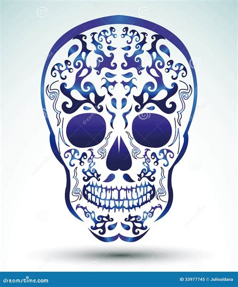 Day Of The Dead Skull - Tattoo Skull Royalty Free Stock Photo - Image: 33977745