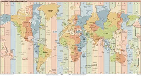 World Map with Time Zones | Trans & Travel | PiTribe