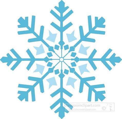 Weather Clipart-snowflake intricate pattern clip art