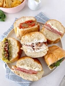 Potluck Sandwiches - Friendsgiving Food Ideas - Charisse Yu