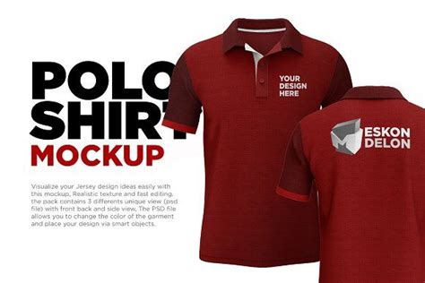 Polo Shirt Mockup Psd | Shirt mockup, Polo design, Mockup psd