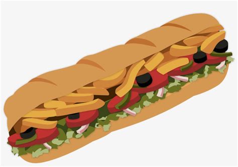 Cartoon - Sub Sandwich Cartoon Png Transparent PNG - 5000x3481 - Free Download on NicePNG