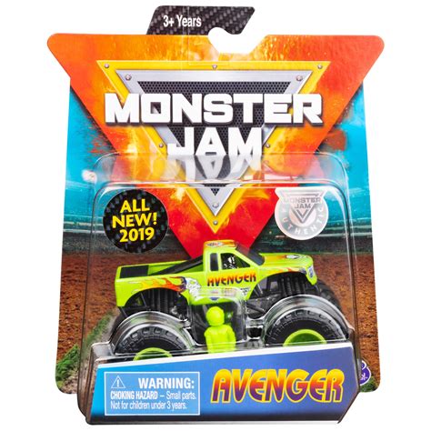 Monster Jam Official Avenger Monster Truck Die Cast Vehicle Legacy ...