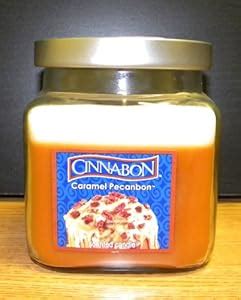 Amazon.com - Cinnabon By Hanna's Caramel Pecanbon Soy Candle - Scented Candles