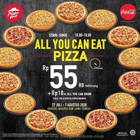 Promo PIZZA HUT Restoran Terbaru All You Can Eat hanya Rp55.000