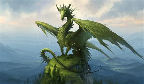 Green Dragon v2 by sandara on DeviantArt