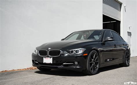 Black Sapphire Metallic BMW 328i Gets Vorsteiner V-FF 106 Wheels