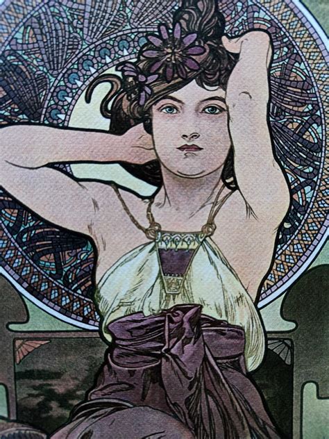 Alphonse Mucha Offset Poster Vintage Modern Art Wall Decor - Etsy