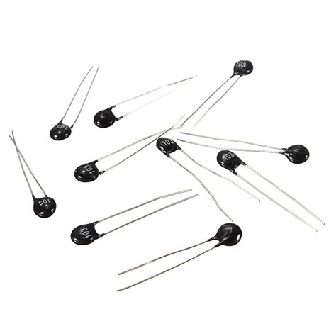 10 Pcs NTC Thermistor Temperature Sensor 10K OHM MF52-103 3435 1% | Alex NLD