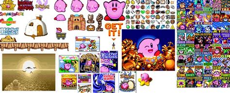 Full Sheet View - Kirby Super Star - General Sprites | Kirby, Sprite ...