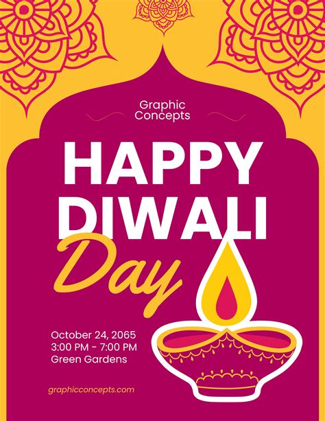 FREE Diwali Flyer Template - Download in Word, Google Docs, PDF ...