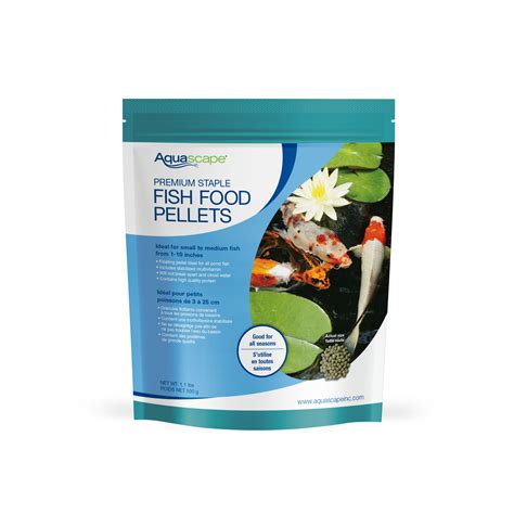 Aquascape Premium Color Enhancing Floating Fish Food Pellets