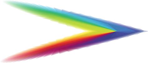 Clipart - Rainbow Arrow