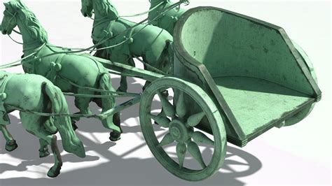 3D quadriga chariot statue sculpture - TurboSquid 1699049