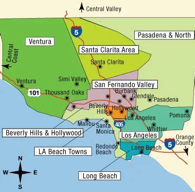 Los Angeles Tourist Maps - California Vacation Planning