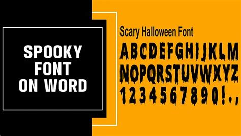 Spooky Font On Word - Designing Haunting Documents