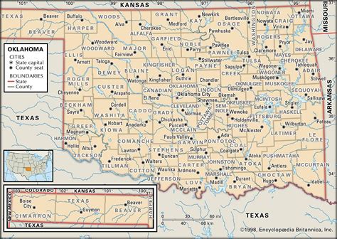 Oklahoma County Maps: Interactive History & Complete List