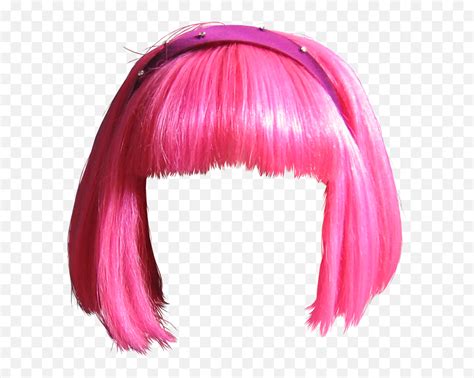 Wig Transparent Images - Lazy Town Pink Wig Png,Wig Png - free transparent png images - pngaaa.com