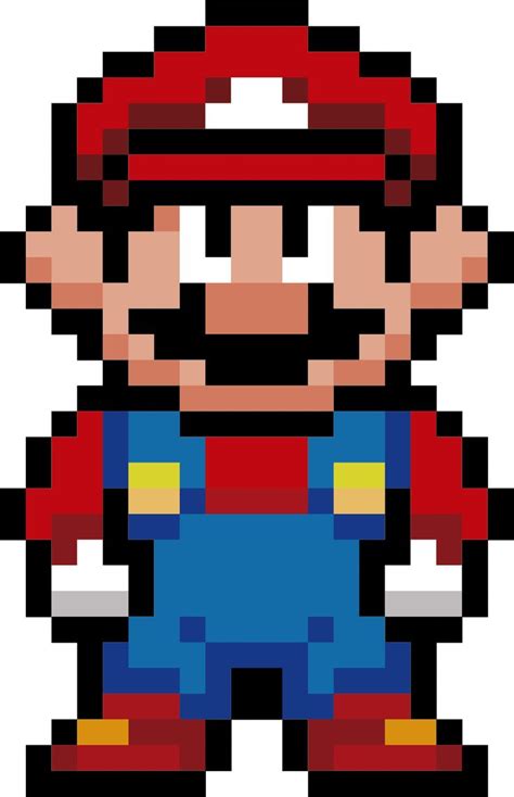 Mario Bros 8bit PNG | Patrón de píxeles, Pixeles, Dibujos de mario