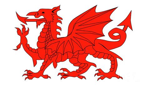 Welsh Dragon Digital Art by Bigalbaloo Stock | Fine Art America