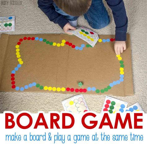 DIY Board Game - Busy Toddler