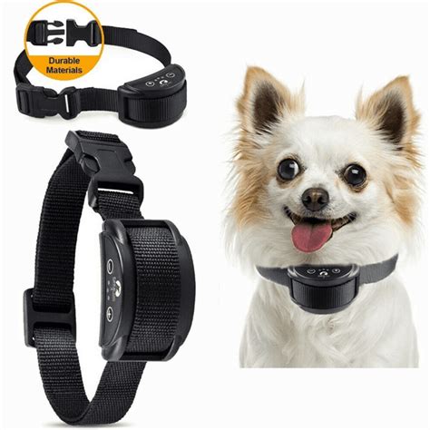 Anti Barking E-Collar No Bark Dog Training Shock Collar for Small ...