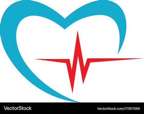 Health medical logo template design Royalty Free Vector