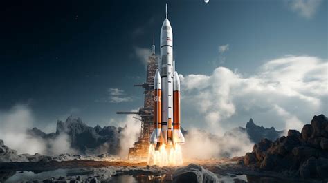 Premium AI Image | Polar Satellite Launch Vehicle