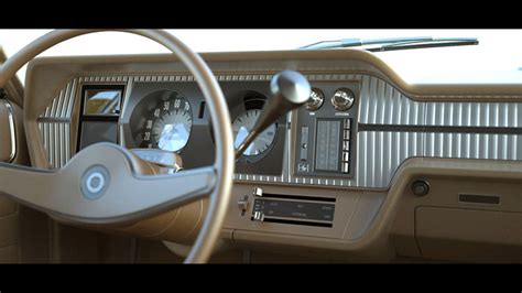 1972 AMC Matador Interior | CGTrader